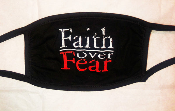 'Faith Over Fear' Mask